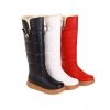 0586ceea-5df8-4c42-8c0c-ebf970cbce65.jpg Womens Fleece-Lined Solid-Color Minimalist High Boots