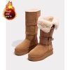 Women's Fashionable Padded Mid-Calf Cotton Boots