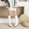 17e9904a-7b46-41fb-b468-1d379eb87c90.jpg Womens Fleece-Lined Solid-Color Minimalist High Boots