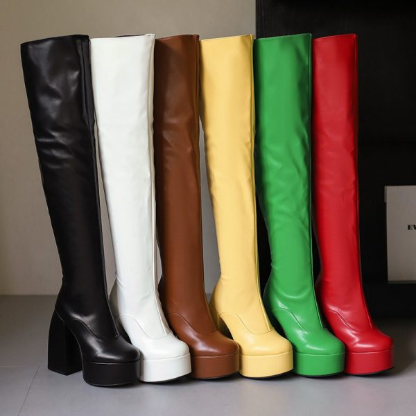 2c77cc08-5fb8-4857-8af2-d2fdfe4a9663.jpg Stylish Casual Plus-size Over-the-knee Boots With A Round Toe And High Heel