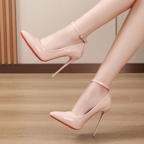 3b23a331-3456-4cf7-ae66-d19bfc8c5793.jpg Spring And Autumn High Heels Stiletto Heel Shallow Mouth