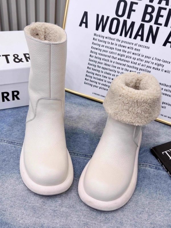 Womens Stylish Non-slip Thick-soled Snow Boots