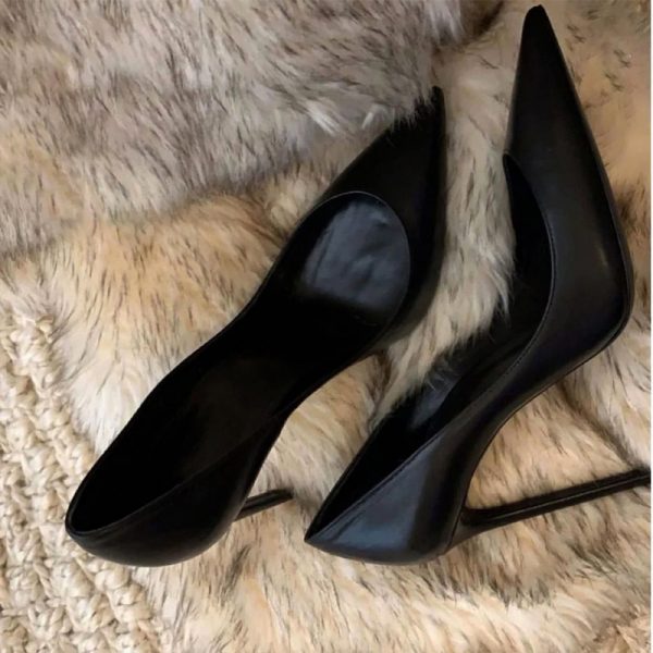40b4e0ac-d861-4cc1-af3b-36847c8d12af.jpg Hotel Work Shoes Women's Black High Heels Stiletto Heel