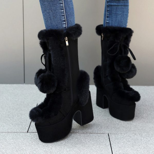 42b0a89f-aaf5-49b3-9f70-5193cb1d19e6.jpg Womens Fashion Mid-Cut Furry Boots