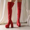 57853712-a450-472d-be3d-053ecb91f947.jpg Stylish Casual Plus-size Over-the-knee Boots With A Round Toe And High Heel