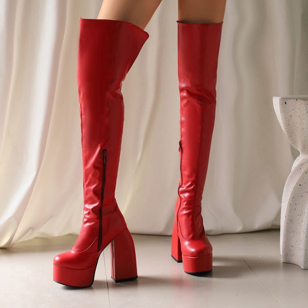 57853712-a450-472d-be3d-053ecb91f947.jpg Stylish Casual Plus-size Over-the-knee Boots With A Round Toe And High Heel