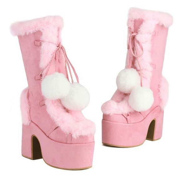 5f0b8507-2a85-404f-918f-6958c344785e.jpg Womens Fashion Mid-Cut Furry Boots