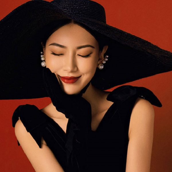 Black Light Luxury Runway Dress