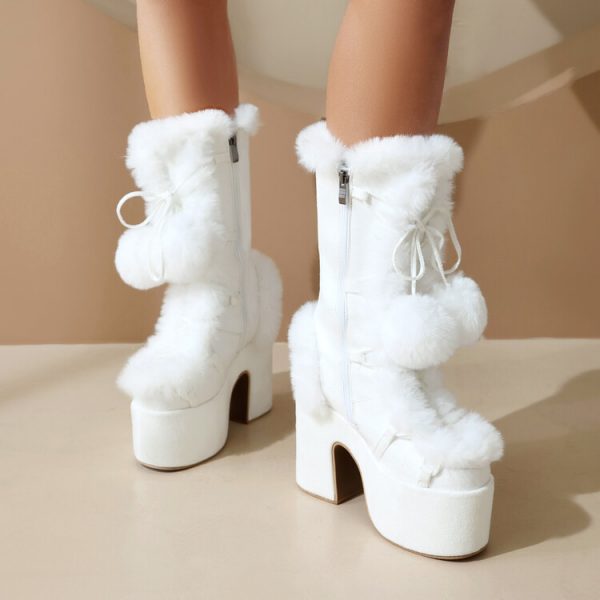 69874c68-5bc1-439e-98d0-1b39fceed1c2.jpg Womens Fashion Mid-Cut Furry Boots