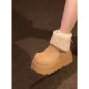 8eb9c911-d2ad-47f7-95df-0adcb41c8efa.jpg Womens Fleece-Lined Cotton Shoes Vintage Snow Boots