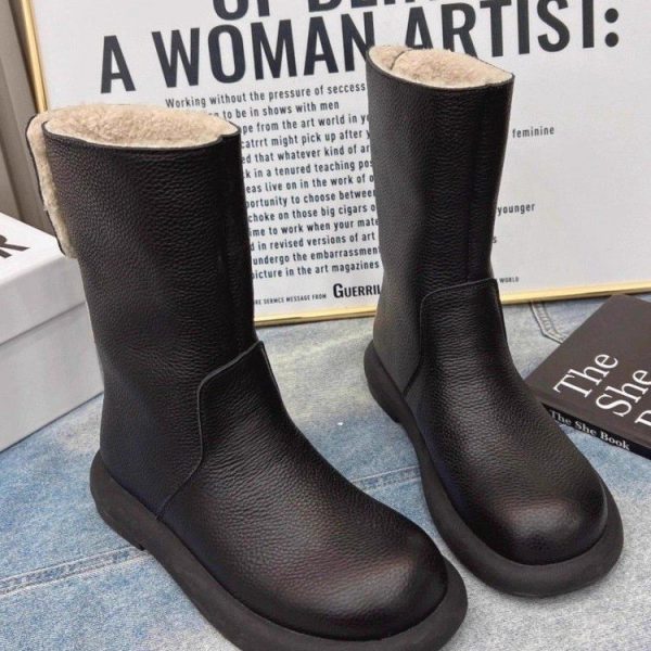 Womens Stylish Non-slip Thick-soled Snow Boots