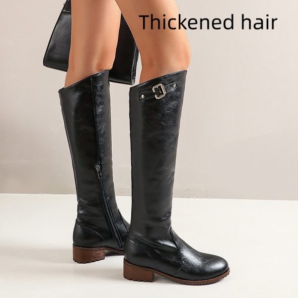 a92bead2-c685-486a-8ac8-d45c4ce75a6a.jpg Retro Casual Women's Chunky Heel Knight Boots