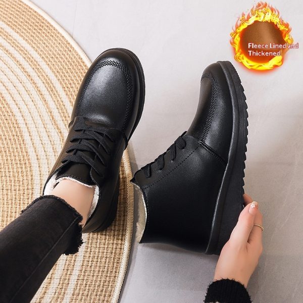 ac721f53-1517-4310-9297-f8132757f1c4_trans.jpeg Womens Fleece-lined Extra-thick Insulated Short Boots With A Non-slip Flat Sole