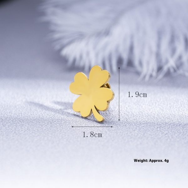 ad1be992-4e5d-4774-9fc9-2b3ef184059e_trans.jpeg Fashion Four-leaf Clover Men's Suit Brooch Women Evening Dresses Badge Brooch
