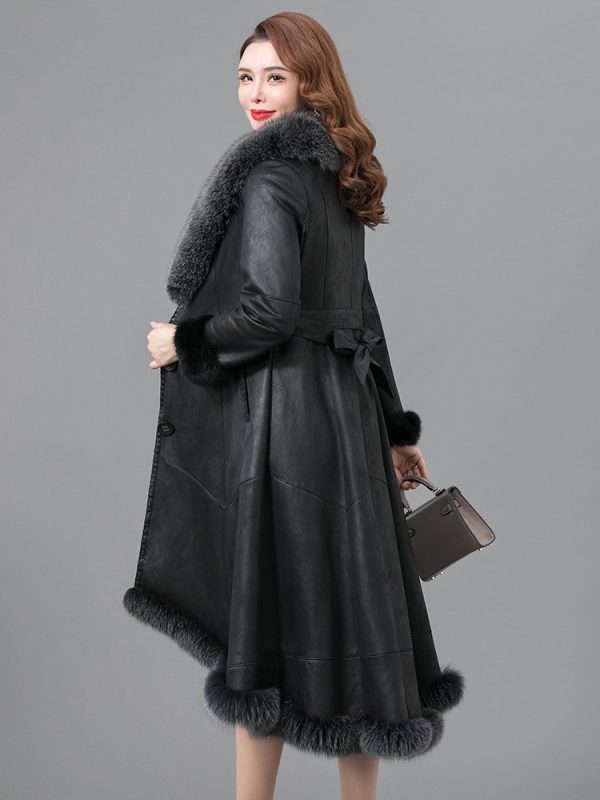 b358a043-152b-46aa-ae6f-5891845604ee.jpg Real Fur One Woman Coat Thickened