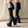 c11a740c-7c05-46b7-aa2e-19a14808b03c.jpg Stylish Casual Plus-size Over-the-knee Boots With A Round Toe And High Heel