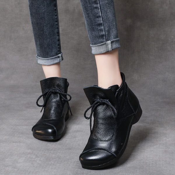 e1257010-cd4d-4e23-9275-204652890eb4.jpg Genuine Leather Comfortable Soft-Soled SpringAutumn Handmade Retro Womens Boots