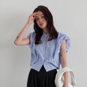 Old Money Style Retro Fashionable French Shirt Loose Profile Comfort And Casual Top