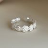 Premium Retro Craft Silver Ring, High-quality Anti-fade Niche Design For Women