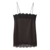 Lace-trimmed Silk-satin Slip Dress Set
