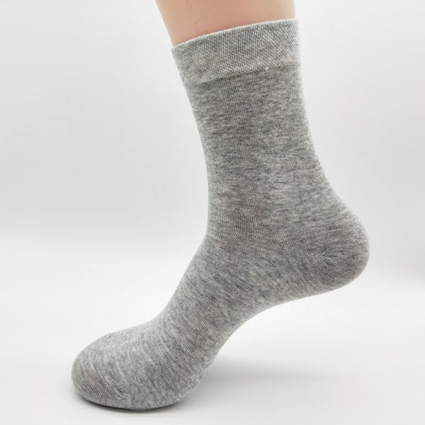 Men's solid color socks