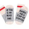 English alphabet cotton socks