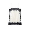 Lace-trimmed Silk-satin Slip Dress Set