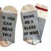 English alphabet cotton socks