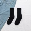 Stockings Women's Tube Ins Tide Socks Street Autumn And Winter Black And White Long Socks Women's Solid Color Sports Custom Cotton Socks