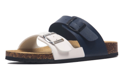1934e042-8ed4-4529-a204-99f3ea831903.jpg Maibulun Flat Cork Slippers Color Matching Ins Style Summer Beach Outdoor Home Sandals Couple Plus Size