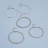 Simple Graceful Metal Chain Retro Creative Snake Chain Anklet Five-piece Set