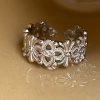 Premium Retro Craft Silver Ring, High-quality Anti-fade Niche Design For Women