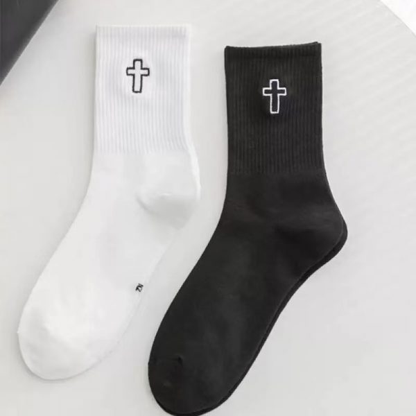 Men's Sweat Absorbing And Deodorant Sports And Leisure Mid-calf Socks