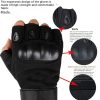 Military Fans Tactical Men's Outdoor Mountaineering Protective Wear-resistant Non-slip Fingerless Gloves