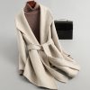 New Coat Double-faced Wool Womens