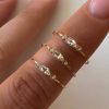 Delicate Candy Fine Zircon Freshwater Pearl Ring