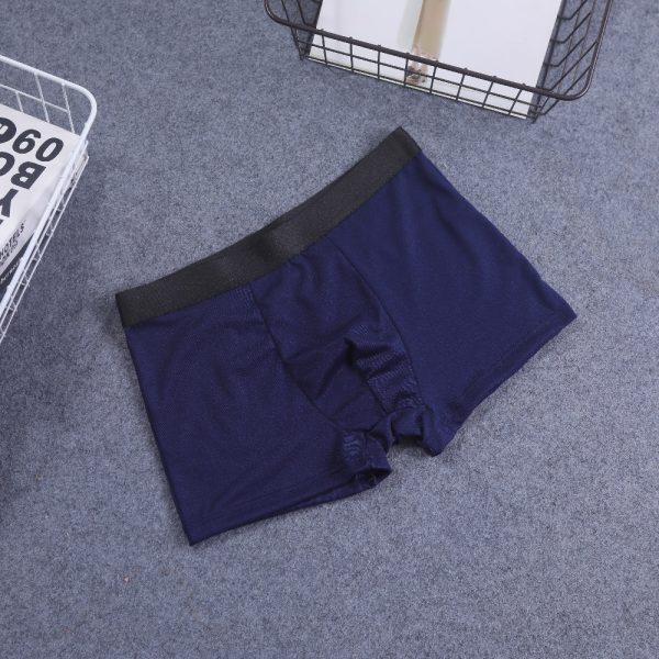 Breathable Soft Milk Silk Boxer Men's Underpants