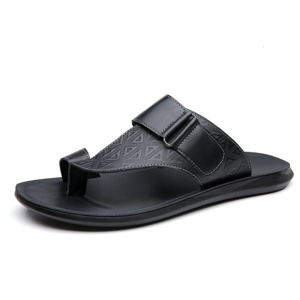 Men's Fashion All-matching Simple Beach Slippers