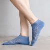 Men's Fashion Solid Color Low-cut Mesh Sweat-absorbing Cotton Socks