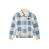 Womens Sea Salt Waffle Weave Quilted Thick Jacket