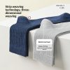 Mens Mid-Calf Cotton Socks With Odor-Resistant Properties