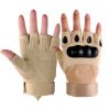 Military Fans Tactical Men's Outdoor Mountaineering Protective Wear-resistant Non-slip Fingerless Gloves