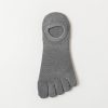 Men's Thin Mesh Breathable Five Finger Invisible Socks