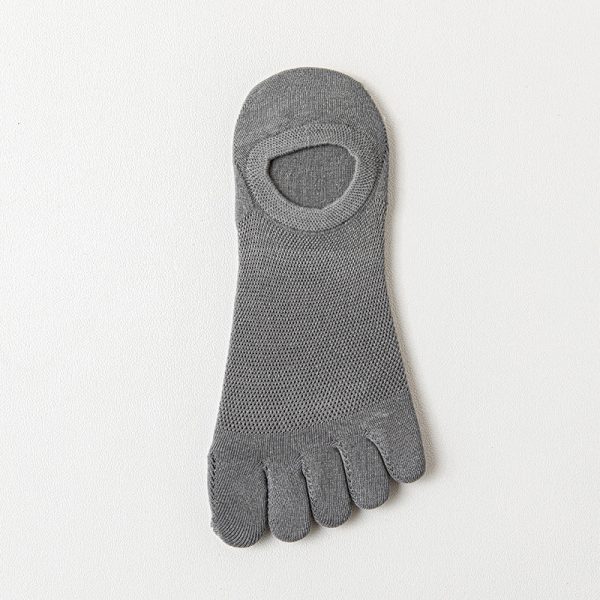 Men's Thin Mesh Breathable Five Finger Invisible Socks
