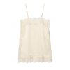 Lace-trimmed Silk-satin Slip Dress Set