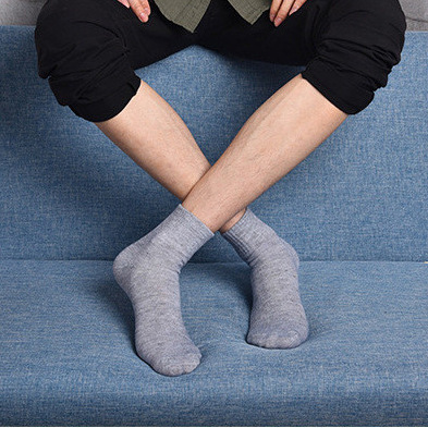 Individually Packaged Foot Bath Polyester Cotton Socks