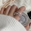 925 Sterling Silver Retro Ring  Niche Light Luxury, Anti Fade, Ins Trendy Versatile Women Ring