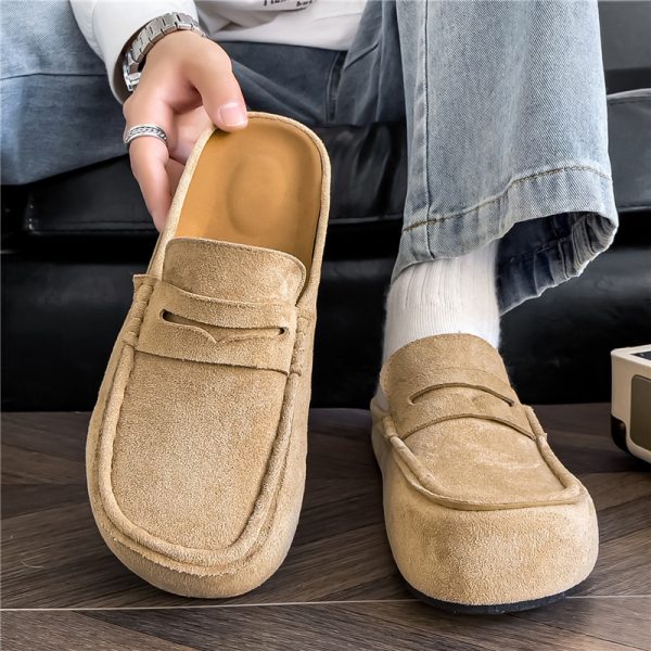 Retro Comfortable Suede Casual Mules Fashion