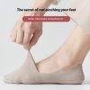 Socks Shallow Mouth Invisible Seamless Low Cut Pure Cotton Bottom Ice Silk