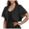 Women's Short-Sleeve Thin Chiffon Shawl